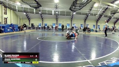 125 lbs 1st Place Match - Isaiah Quintero, Placentia vs Blaine Frazier, Unattached-Indiana