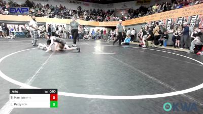 76 lbs Rr Rnd 1 - Brayden Harrison, F-5 Grappling vs Jacob Petty, Team Nomad