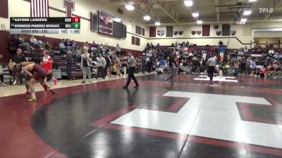 132 lbs Cons. Round 1 - Robinson Paredes Morado, West Liberty vs Kayden Landers, Denver
