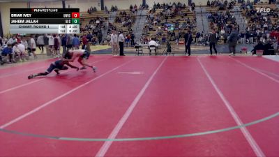 157 lbs Champ. Round 1 - Jaheim Jallah, Iowa Central Community College vs Briar Ivey, UW-Eau Claire