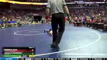 126 lbs 5th & 7th Place - Kendrick Huck, 4-Nashua-Plainfield vs Jordan Dusenberry, 7-Wilton