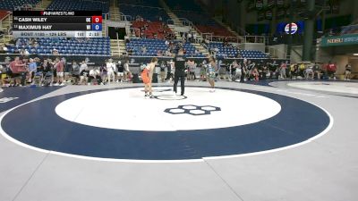 126 lbs Champ. Rd Of 64 - Cash Wiley, Oklahoma vs Maximus Hay, Wisconsin