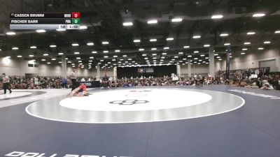 138 lbs Champ. Rd Of 128 - Cassen Brumm, Minnesota vs Fischer Barr, Purler Wrestling Academy