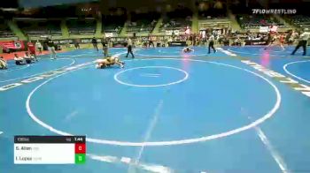 106 lbs Final - Stockton Allen, Cowboy Wrestling Club vs Ivan Lopez, Johny Hendricks Wrestling Academy