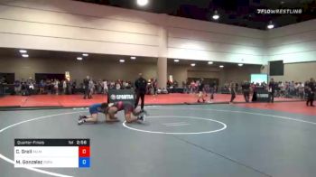 195 kg Quarterfinal - Chris Greil, Palm Harbor University High School Wrestling vs Michael Gonzalez, Doral Academy Prep High School Wrestling