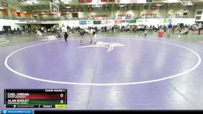 184 lbs Champ. Round 2 - Alan Badley, Providence (Mont.) vs Cael Jordan, Doane University