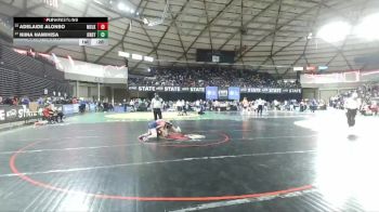Girls 4A 105 lbs Cons. Round 1 - Adelaide Alonso, Moses Lake (Girls) vs Niina Namihisa, Kennedy Catholic (Girls)