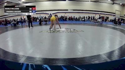 160 lbs 7th Place Match - Phoenix Waters, Siena Heights University vs Marlo Williams, East Stroudsburg University