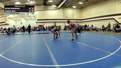 165 lbs Cons. Semi - Parker Holt, Cornerstone University vs Julian Terranova, University Of Olivet
