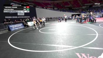 4A Boys 126 lbs Cons. Round 3 - Michael Cobabe, St. Helens Boys vs Waylon Gray, Crook County Boys