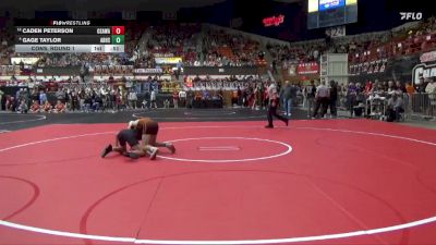 120 lbs Cons. Round 1 - Caden Peterson, Osawatomie Hs vs Gage Taylor, Abilene Hs