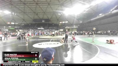 58-61 lbs Quarterfinal - Elise Maltos, Victory Wrestling-Central WA vs Sonja Popova, Tahoma Jr. Bears Wrestling Club