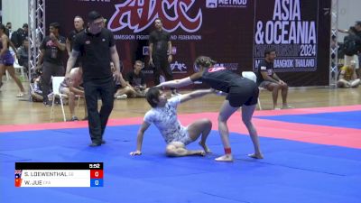 S. LOEWENTHAL vs W. JUE 2024 ADCC Asia & Oceania Championship 2