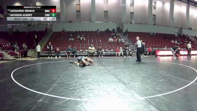 132 lbs Champ. Round 1 - Leonardo Remias, Great Neck Wrestling Club vs Jackson Albert, Cave Spring Middle School