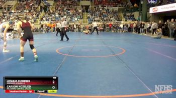 127 lbs Champ. Round 1 - Carson Kozojed, Hillsboro-Central Valley vs Joshua Mariner, Kenmare-Bowbells
