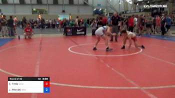 60 kg Round Of 32 - Zachary Tittle, Bear Cave Wrestling Club vs Jesse Mendez, Region Wrestling Academy