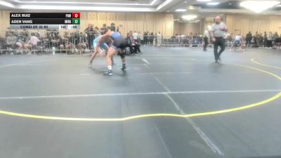 120 lbs Consi Of 32 #2 - Alex Ruiz, Paw vs Aden Vang, Mira Mesa HS