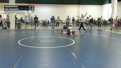 95 lbs Consi Of 16 #1 - Jameson White, NC vs Paul Regalbuto, VA