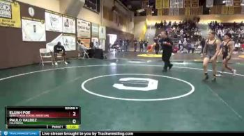 106 lbs Round 4 - Paulo Valdez, California vs Elijah Poe, Servite High School Wrestling