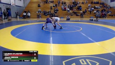 120 lbs Cons. Semi - Azuriah Sylvester, Sequim vs Jonah Gregor, Bremerton