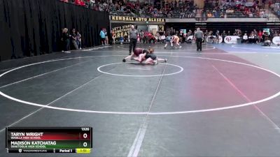 132G Champ. Round 1 - TARYN WRIGHT, Wasilla High School vs Madison Katchatag, Shaktoolik High School