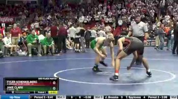 170 lbs Finals (1st & 3rd) - Tyler Schenkelberg, 4-Sergeant Bluff-Luton vs Jake Clark, 3-Osage