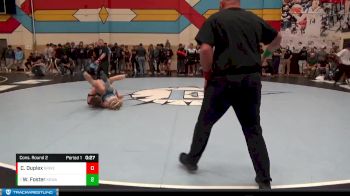 132 lbs Cons. Round 2 - Wyatt Foster, Kelly Walsh vs Camdon Duplex, Greeley West