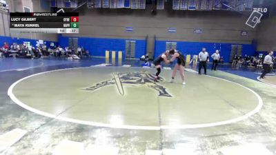 170lbs Cons. Round 4 - Maya Kunkel, Napavine (Girls) vs Lucy Gilbert, Othello (Girls)