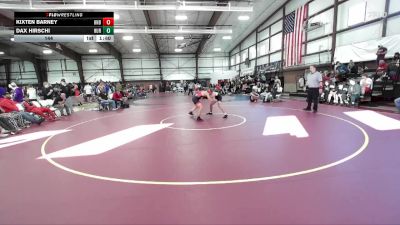 144 lbs Finals (4 Team) - Dax Hirschi, Hurricane vs Kixten Barney, Uintah B