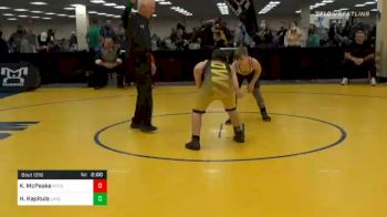 110 lbs Quarterfinal - Kellen McPeake, Keystone Oaks vs Hunter Kapitula, Lake Lehman