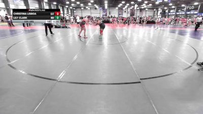 235 lbs Rr Rnd 1 - Christina Lisboa, Elite NJ Red vs Lily Clark, Indiana Outlaws Teal