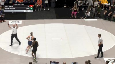 141 lbs Quarters & 1st Wb (16 Team) - Nasir Bailey, Iowa vs Joey Ruzic, Illinois