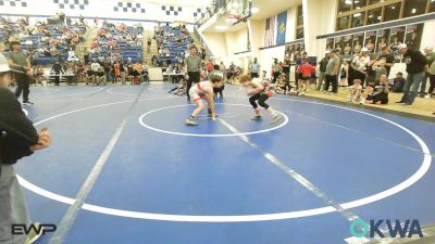 80 lbs Semifinal - Michael Robison, Skiatook Youth Wrestling vs Grayson Wolf, Wolfpak Wrestling