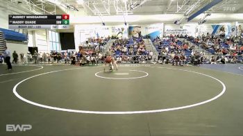 125 lbs Cons. Round 2 - Aubrey Winegarner, Wichita-West HS vs Maddy Quade, Shawnee Mission West