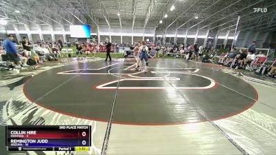 120 lbs Placement Matches (8 Team) - Collin Hire, Montana vs Remington Judd, Arizona