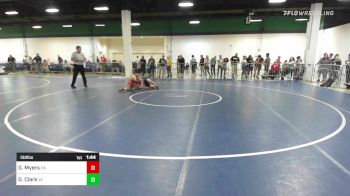 132 lbs Round Of 16 - Gunnar Myers, PA vs Greyson Clark, WI