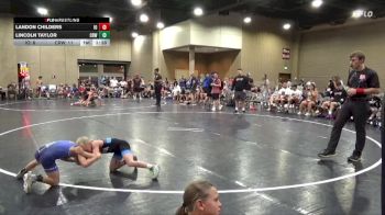 60 lbs Round 3 (8 Team) - Lincoln Taylor, Crossroads Wrestling vs Landon Childers, Indiana Outlaws