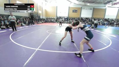 138 lbs Round Of 16 - Nora Demaine, Lake Region vs Josephina Piel, New Milford