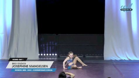 Brio Studios - Josephine Mangelsen [2023 Mini - Solo - Contemporary/Lyrical Day 1] 2023 JAMfest Dance Super Nationals