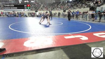 113 lbs Round Of 64 - Cayden Cook, Deer Creek Wrestling vs Maddox Masters, Pryor Tigers Wrestling