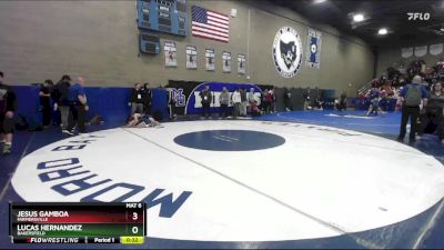 113 lbs Cons. Round 3 - Jesus Gamboa, Farmersville vs Lucas Hernandez, Bakersfield