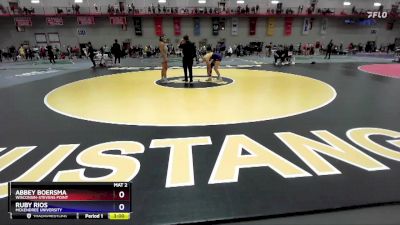 160 B Semifinal - Ruby Rios, McKendree University vs Abbey Boersma, Wisconsin-Stevens Point