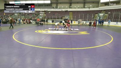 117 lbs Cons. Round 3 - Addisyn Herdic, Norwich vs Elizabeth Galladay, Centenary University