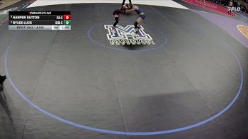 Champ. Round 1 - Rylee Luce, Gering Girls vs Harper Sutton, Elkhorn Girls Wrestling