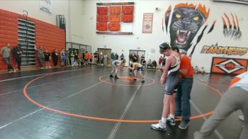 113-116 lbs Round 2 - Mac Hill, Laurel Middle School vs Dawson McLean, Thermopolis Middle School