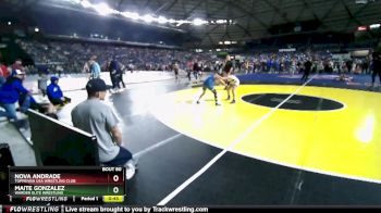 78 lbs Champ. Round 1 - Maite Gonzalez, Warden Elite Wrestling vs Nova Andrade, Toppenish USA Wrestling Club