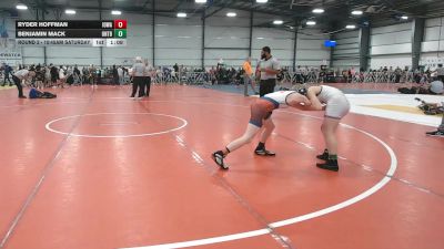 96 lbs Round 2 - 10:45am Saturday - Ryder Hoffman, Iowa Black vs Benjamin Mack, Untouchables