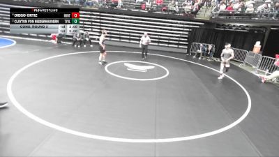 5A 126 lbs Cons. Round 2 - Clayton Von Niederhausern, Taylorsville vs Diego Ortiz, Hunter