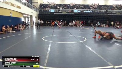 197 lbs Cons. Round 4 - David Calix, Unattached vs Jj Martinez, Fresno City College