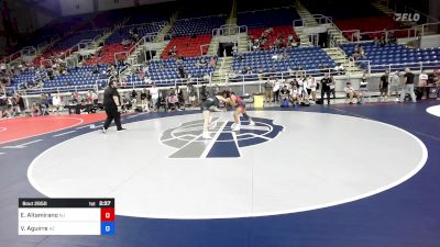 130 lbs Cons 16 #2 - Eva Altamirano, NJ vs Vanessa Aguirre, AZ